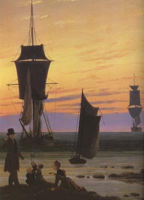 Caspar David Friedrich detail The Stages of Life (mk10) oil painting image